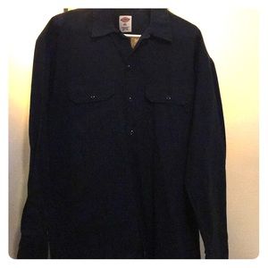 Dickies button up long sleeve shop shirt